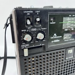 Vintage Sony ICF-5500W Radio Portable 3 Band Receiver AM/FM PSB Tested Works