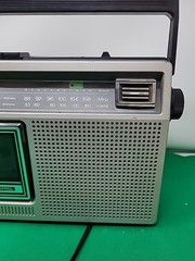 vintage panasonic fm am (radio Works) (cassette Does Not Work) rx-1230
