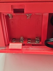 WORKING Vintage Pierre Cardin Series 185 Red AM/FM Stereo Radio (A5)