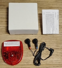 Vintage Promotional Coca Cola FM Auto Scan Radio Earphones Light Instruction Box