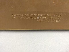 Vintage 1970 RARE « THE VIP RADIO » Radio with Nameplate for Desk Model NPR 100