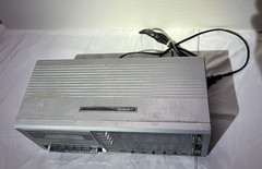 SounDesign AM/FM Clock Radio Cassette Recorder Model 3883 W/ Speakers Working