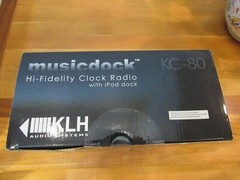 NEW IN SEALED BOX RARE! KLH Musicdock KC-80 PRISTINE! HI-Fidelity Clock Radio