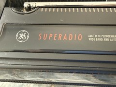 GE SUPERADIO VTG General Electric Long-Range AM/FM Super Radio 7-2887A Tested