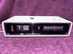 Detson Solid State Model Cr-7 Flip Clock Radio Alarm AM FM Vintage Restored Rare