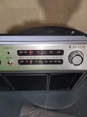Zenith portable AM FM radio model RH 78Y, AC or battery, made in Taiwan
