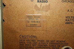 1968 Vintage ZENITH MODEL Z412 FM/AM TABLE RADIO – « THE ASTOR » USED