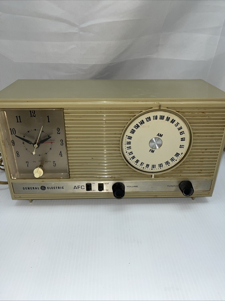General Electric C1515 Radio Beige Automatic Frequency Control Not Working