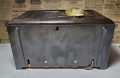 Vintage 1956 Rogers Majestic AM Tube Radio Brown Bakelite R552-Restored