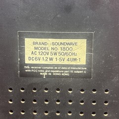 Vintage Sonnet 181P Multi-Band World Radio – AM/FM/SW/Air/PB/WB – Retro MCM Read