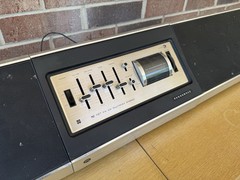 🍊Vintage 1970 Panasonic RE-7430 &lsquo;The Wedge&rsquo; Multiplex FM/AM Stereo Radio WORKS!