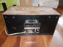 Vintage KLH Model Twenty One FM Radio, Missing One Knob, Works Great, Dusty Top