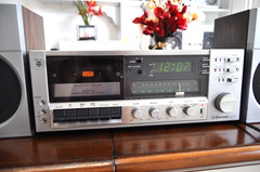 Vintage Emerson MM-785 Radio Cassette Player Clock Stereo