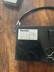 Vintage 1980’s Randix Rcl-50 Am/fm Radio