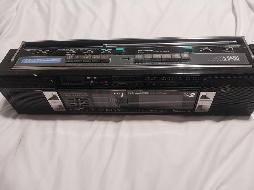 Panasonic RX-FW32 Vintage Portable Casette/Tape Player Boombox RARE Not Working