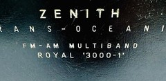 Vintage Zenith Trans-Oceanic FM-AM Multiband Royal 3000-1 Radio