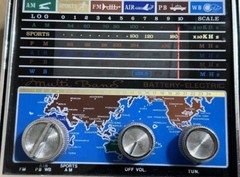 SONNET Model 181P AM/FM/Weather/Air/Police Receiver. Vtg Radio. Powers On.