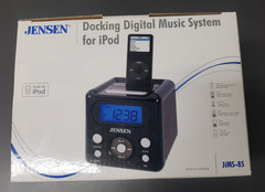 Jensen iPod Docking Digital music system Alarm Clock JiMS-85 New Vintage