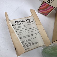 Vintage Panasonic AM Radio R-1052 Green w/ Original Box And Strap Tested Working
