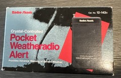 Radioshack Weather Radio Pocket Crystal Controlled WeatheRadio ALERT