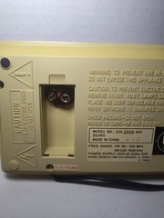 Vintage Sears AM/FM Digital Alarm Clock Radio Model 225.23155 Tested Works