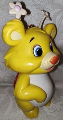 Vintage Rare 1985 Nasta Power Tronic WUZZLES BUTTERBEAR AM Radio Strap Hong Kong