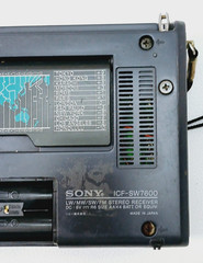 Sony ICF-SW7600 World Band Receiver Vintaage Radio – For Parts only not working