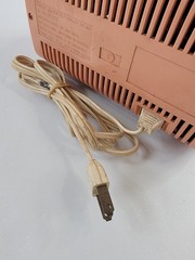 1940-50s AIWA Pink AM Radio Built-In Antenna Table Top Plug-In Made in Japan