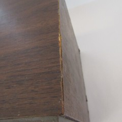 Vintage 1960&rsquo;s KLH Model Twenty One 21 FM Table Radio Wood Veneer Cabinet Works