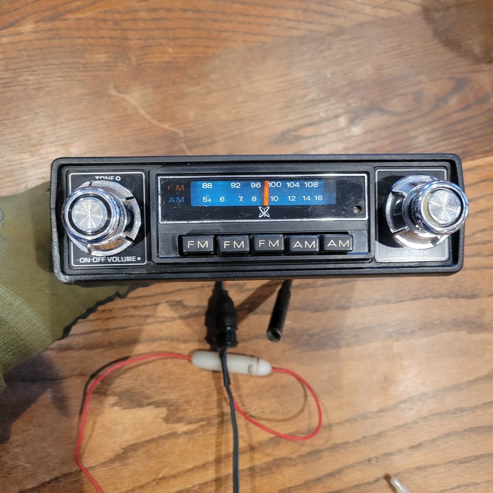 Vintage Sears Roebuck 564-626630 AM FM Car Transistor Auto Radio UNTESTED