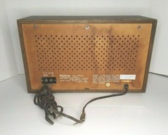 Vintage SONY AM FM Shelf Radio Model TFM-9450W Mahogany Finish Works