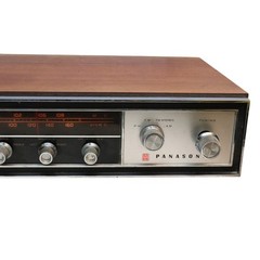 Panasonic RE-7671 AM/FM Stereo FET Solid State Vintage Wood Powers On Untested!
