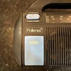 Vintage Pollenex Rescuer Emergency Communication System Radio Siren Light