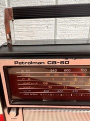 vintage realistic patrolman radio