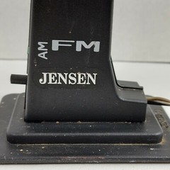 Vintage Jensen AM FM Radio Antenna Indoor Stereo Plastic Tabletop Tower 17&Prime;
