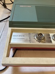 Vintage Retro Sears AC/DC Solid State Radio AM/ Phonograph Tested Works!
