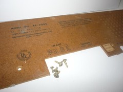Vintage Panasonic AM/FM Radio Stereo Model RE-7345 – BACK COVER