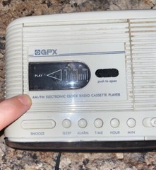 Gran Prix GPX Morning Call Alarm Clock Radio Vintage Retro 80s 90s Cassette Tape