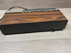 Vintage Sears AM/FM Electronic Clock Radio Wood Grain LED Display tested working