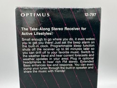 OPTIMUS 12-797 AM FM TV-Sound Weather Stereo Receiver Vintage New In Box Sealed