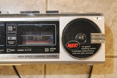 Vintage GE Model 3-6210A AC/Battery Operated Stereo Radio Cassette Recorder