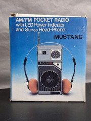 Vintage Mustang Am/fm Pocket Radio