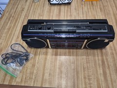 General electric radio cassette player . Boombox