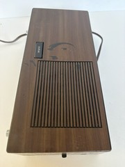 Magnavox 1R1773 Flip Clock Radio – MCM Wood Grain – WORKING Rare