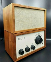 Replacement Grill KLH Model Eight Table Radio & Thirteen Speaker GOLDish TAN NEW