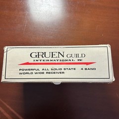 Vintage Gruen Guild International IV Solid State 4 Band World Wide Receiver