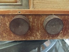 Vintage Echophone ES-113 Hallicrafters Tube Radio Wood Tabletop Untested As-Is