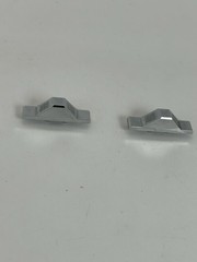 Magnavox D8200 Chrome Slider Caps – Sound Select & Radio/Tape Buttons