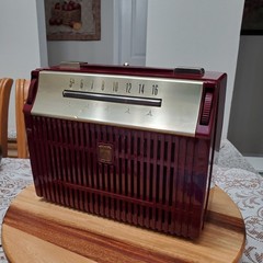 Very RARE Vintage 1953 Motorola Tube Radio Model 63L2 Working Maroon