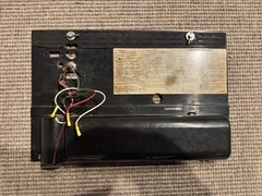 Braun Radio Germany. T1000 T 1000 Battery Holder Case Back Chassis. Parts Repair